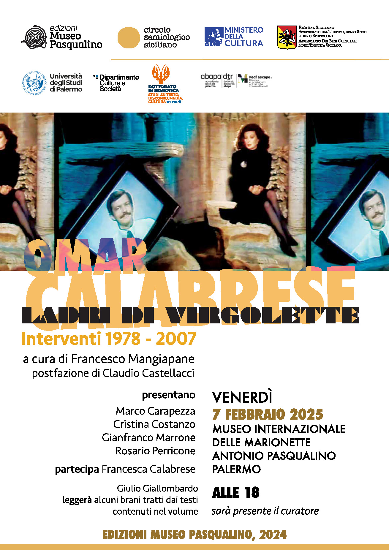 Presentazione "Ladri di virgolette" di Omar Calabrese